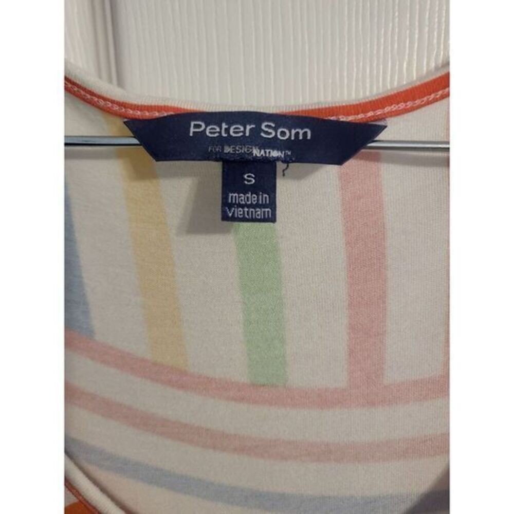 Peter Som Multicolor Striped Maxi Dress - Picture 3 of 11